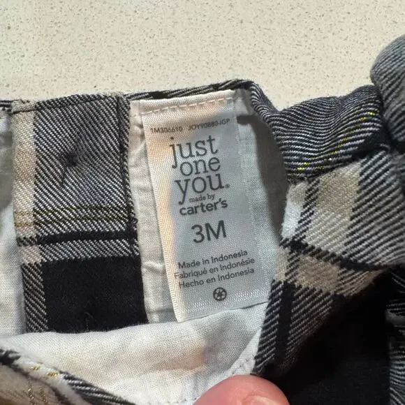 Carter’s 3M Baby Girl Plaid Dress Bundle - Set of 2 - Picture 7 of 8